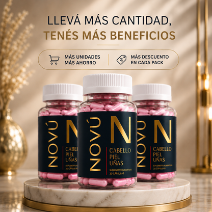 NOVÚ™ | El secreto para frenar la caída, activar el rebrote y tener el pelo, la piel y las uñas que siempre quisiste.