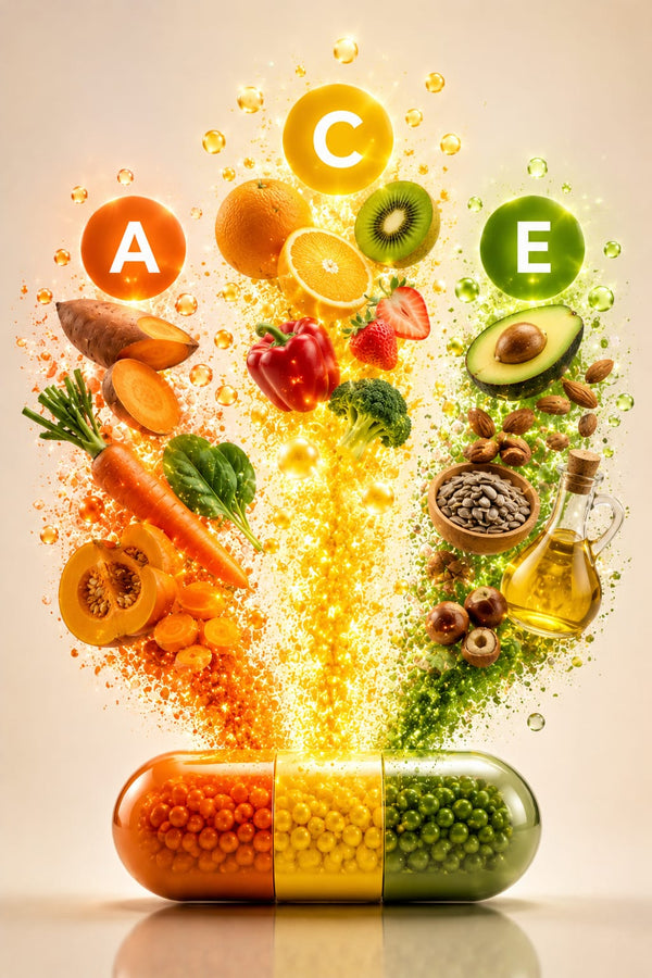 Vitaminas A, C y E